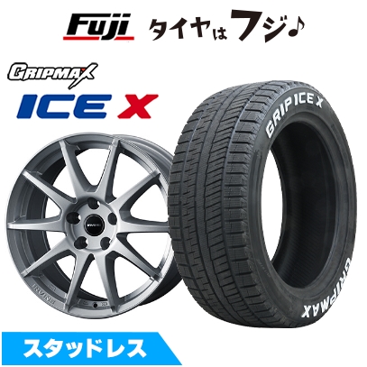 Ice X - 新品 インポート車用 MINI（F60） スタッドレスタイヤ 銀輪4本仕かける 225/50R18 GRIPMAX 内燃機関X RWL 白いこと水茎の跡(押さえる) WEDS アーヴィン S02 7.5J 18in