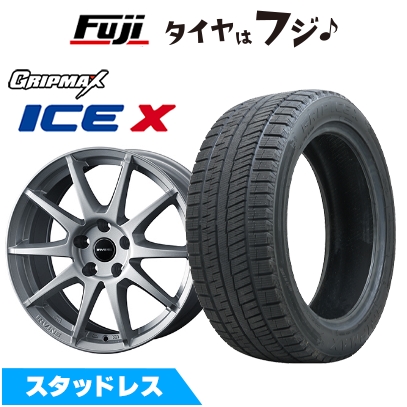 Ice X - 【新品】アウディQ2（GA） スタッドレスタイヤ 銀輪４本仕かける 215/50R18 グリップマックス 内燃機関X BSW(押さえる) アーヴィン S02 7J 18in