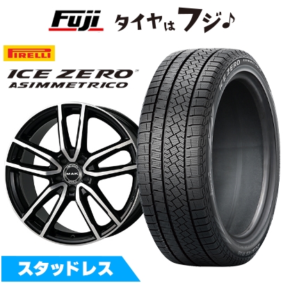 【新品】ベンツGLA(H247)スタッドレスタイヤ ホイール4本セット 215/65R17 ピレリ ウィンター アイスゼロアシンメトリコ MAK エボ 7.5J 17インチ