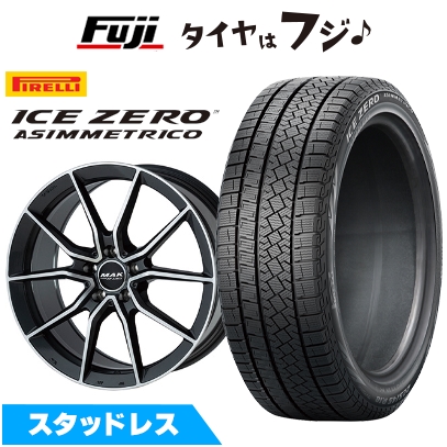 ICE ASIMMETRICO - 【新品】ベンツCLEクーペ(C236)スタッドレスタイヤ 車輪4本仕掛ける 245/45R18 ピレリ 冬季 アイスゼロアシンメトリコ MAK アルジェント FF 8J 18in 自動車-車、バイク、自転車-冬タイヤ、ホイールセット