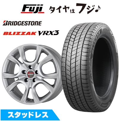 【新品】ジュリエッタ スタッドレスタイヤ ホイール4本セット 225/45R17 ブリヂストン ブリザック VRX3 MAK トリノ 7.5J 17インチ