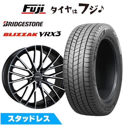【新品】グレカーレ スタッドレスタイヤ ホイール4本セット 255/45R20 ブリヂストン ブリザック VRX3 MAK スペシャーレ 8.5J 20インチ