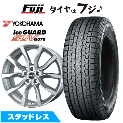 【新品】輸入車用 ジャガー Fペイス スタッドレスタイヤ ホイール4本セット 235/65R18 ヨコハマ アイスガード SUV G075 MAK ハイランズ 7.5J 18インチ