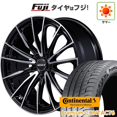 新品国産車用5穴114.3 夏タイヤ ホイール4本セット 245/40R21 プレミアムコンタクト6(限定) RAYS レイズ ベルサス ヴォウジェ SE SPEC-M 21インチ