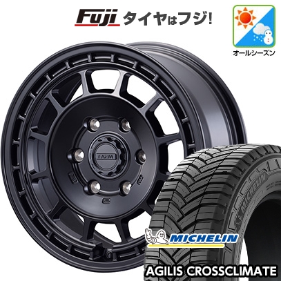 新品 ハイエース200系 | オールシーズンタイヤ ホイール4本セット | 215/65R16 109/107T | アジリス クロスクライメート | クロスバーナー | 16インチ
