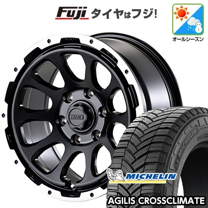 新品 ハイエース200系 | オールシーズンタイヤ ホイール4本セット | 215/60R17 109/107T | アジリス クロスクライメート | ファームD10 | 17インチ