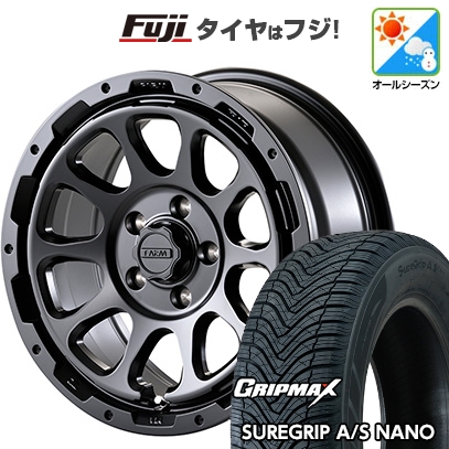 【新品国産車用5穴114.3】 | オールシーズンタイヤ ホイール4本セット | 225/60R17 | シュアグリップ AS ナノ | モーターファーム ファームD10 | 7J 17インチ
