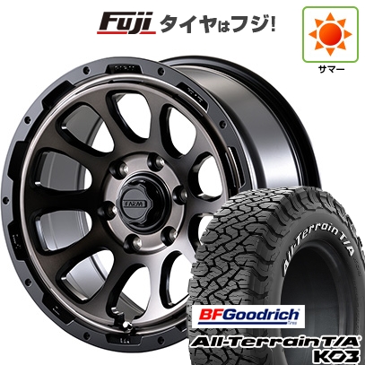 【新品】プラド/ハイラックス | サマータイヤ ホイール4本セット | 285/70R17 | BFG オールテレーンT/A KO3 RWL | モーターファーム ファームD10 | 17インチ