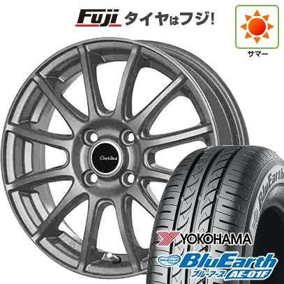 【新品国産車用4穴100】 | 夏タイヤ ホイール4本セット | 185/60R15 | ヨコハマ ブルーアース AE-01F | テクノピア カリテス S12 | 15インチ
