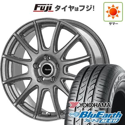 【新品国産車用5穴114.3】 | 夏タイヤ ホイール4本セット | 205/60R16 | ヨコハマ ブルーアース AE-01F | テクノピア カリテス S12 | 6.5J 16インチ