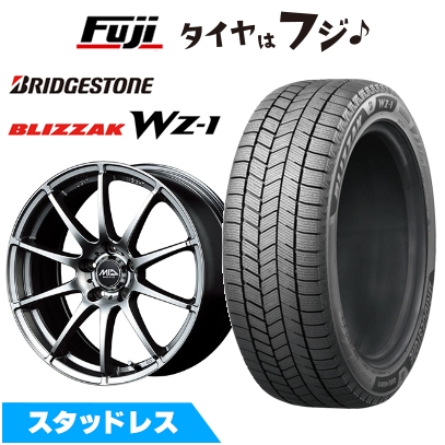 【新品】レクサスLBX スタッドレスタイヤ ホイール4本セット 225/55R18 ブリヂストン ブリザック WZ-1 MID WHEELS スタッグ トヨタ車専用 7J 18インチ