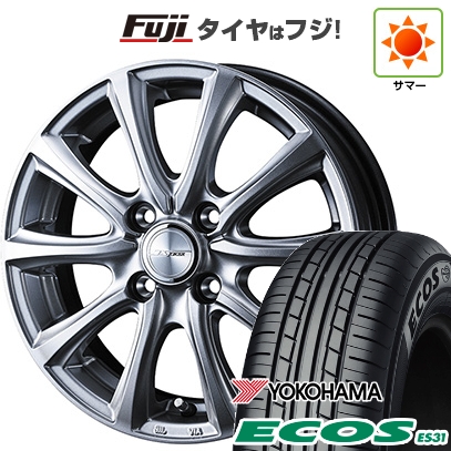 【新品 軽自動車】N-BOX タント スペーシア 夏タイヤ ホイール4本セット 165/55R15 ヨコハマ エコス ES31 WEDS ウェッズ ジョーカー スマッシュ 4.5J 15インチ