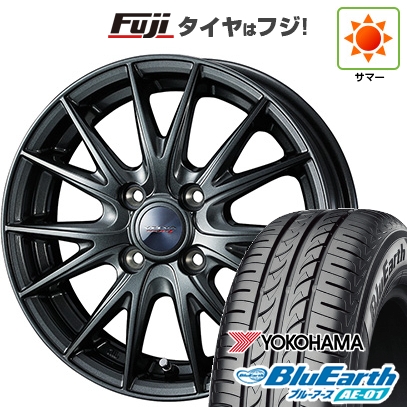【新品 軽自動車】 夏タイヤ ホイール4本セット 145/80R13 ヨコハマ ブルーアース AE-01 WEDS ウェッズ ヴェルバ スポルトII 4J 13インチ