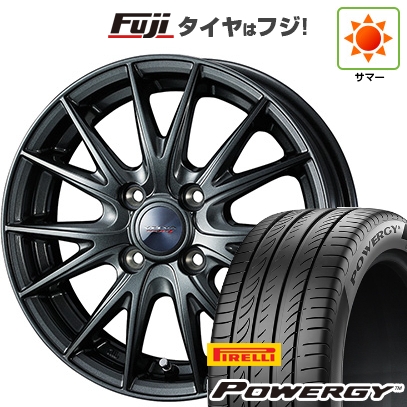 【新品国産車用4穴100】 | 夏タイヤ ホイール4本セット | 185/65R15 | ピレリ パワジー | WEDS ウェッズ ヴェルバ スポルトII | 15インチ
