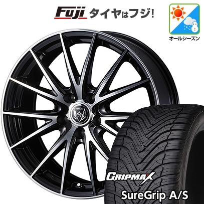 【新品国産車用5穴114.3】 | オールシーズンタイヤ ホイール4本セット | 235/60R18 | グリップマックス Sure Grip AS | ライツレー VS 18インチ
