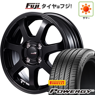 【新品 軽自動車】N-BOX タント スペーシア 夏タイヤ ホイール4本セット 165/55R15 ピレリ パワジー MID WHEELS MID RACING R07 タイプS 5J 15インチ