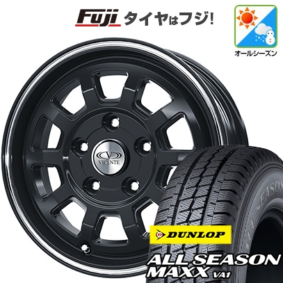 プロボックス/サクシード(160系) | オールシーズンタイヤ ホイール4本セット | 155/80R14 88/86N | オールシーズンMAXX VA1 | ヴィセンテ 06 PS | 14インチ