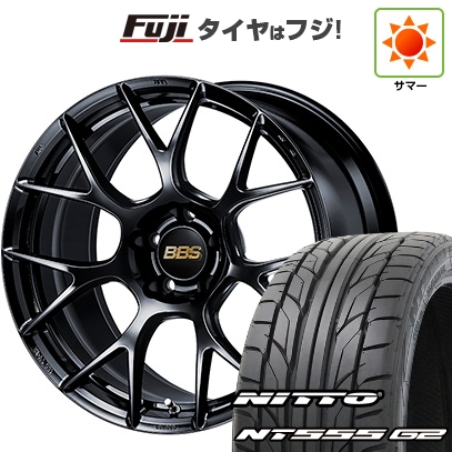 【パンク保証付き】【新品国産車用5穴100】 | 夏タイヤ ホイール4本セット | 215/40R18 | ニットー NT555 G2 | BBS JAPAN RE-V7 | 8J 18インチ