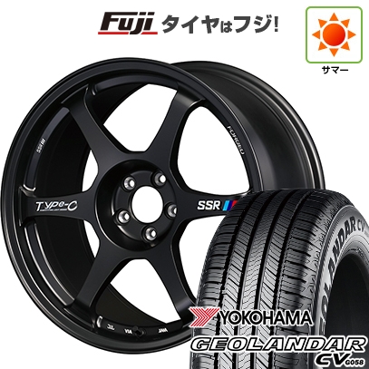 【新品国産車用5穴114.3】 | 夏タイヤ ホイール4本セット | 235/60R18 | ヨコハマ ジオランダー CV G058 | SSR Type-c FORGED | 7.5J 18インチ