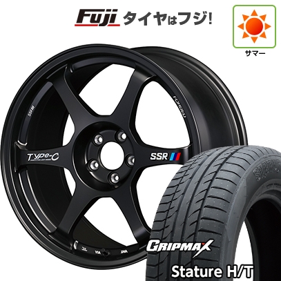 【新品国産車用5穴100】 | 夏タイヤ ホイール4本セット | 225/55R18 | スタチャー H/T BSW | SSR Type-c FORGED | 8J 18インチ