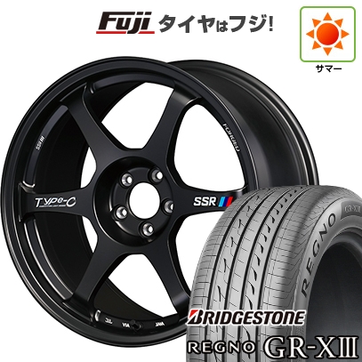 【新品】シビック タイプR(FL5) | 夏タイヤ ホイール4本セット | 265/35R18 | ブリヂストン レグノ GR-XIII | SSR Type-c FORGED | 9.5J 18インチ