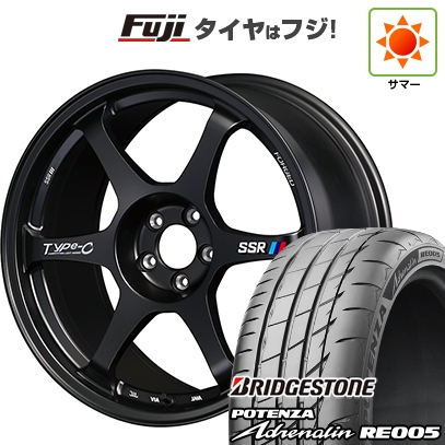 【新品】シビック タイプR(FL5) | 夏タイヤ ホイール4本セット | 265/35R18 | ブリヂストン ポテンザ アドレナリン RE005 | SSR Type-c FORGED | 9.5J 18インチ