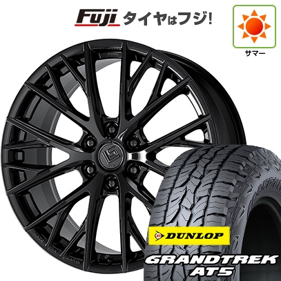 【新品】ランクル250 | 夏タイヤ ホイール4本セット | 265/60R20 | ダンロップ グラントレック AT5 | WORK ワーク LS バサラ SUV LX | 9J 20インチ
