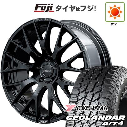 【新品国産車用5穴114.3】 | 夏タイヤ ホイール4本セット | 235/60R18 | ヨコハマ ジオランダー A/T4 G018 RBL | RAYS レイズ ホムラ 2X9R | 7.5J 18インチ