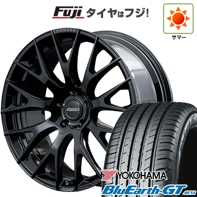 【新品国産車用5穴114.3】 | 夏タイヤ ホイール4本セット | 225/45R19 | ヨコハマ ブルーアース GT AE51 | RAYS レイズ ホムラ 2X9R | 8J 19インチ