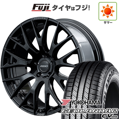 【新品国産車用5穴114.3】 | 夏タイヤ ホイール4本セット | 225/55R18 | ヨコハマ ジオランダー CV G058 | RAYS レイズ ホムラ 2X9R | 7.5J 18インチ