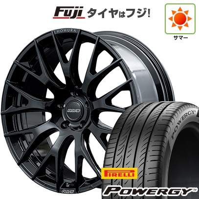 【新品国産車用5穴114.3】 | 夏タイヤ ホイール4本セット | 245/40R19 | ピレリ パワジー | RAYS レイズ ホムラ 2X9R | 8J 19インチ