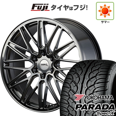 新品 ランクル300 夏タイヤ ホイール4本セット 305/40R22 ヨコハマ PARADA Spec-X TOMS トムス TWF06(限定)10J 22インチ