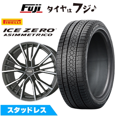 【新品】アウディA6（F2） スタッドレスタイヤ ホイール４本セット 225/60R17 ピレリ ウィンター アイスゼロアシンメトリコ MAK ユニオン 7.5J 17インチ