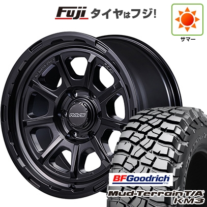 【新品】プラド/ハイラックス | サマータイヤ ホイール4本セット | 265/70R17 | BFG マッドテレーンT/A KM3 | RAYS レイズ グラムライツ 57GR-X HD | 17インチ