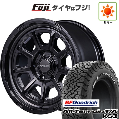 オールテレーン - 新品 プラド/ハイラックス | 朱夏タイア 車輪4本仕掛ける | 285/70R17 | BFG T/A KO3 RWL | RAYS レイズ グラムライツ 57GR-X 固定ディスク | 17in 夏タイヤ、ホイールセット-自動車-タイヤ、ホイール