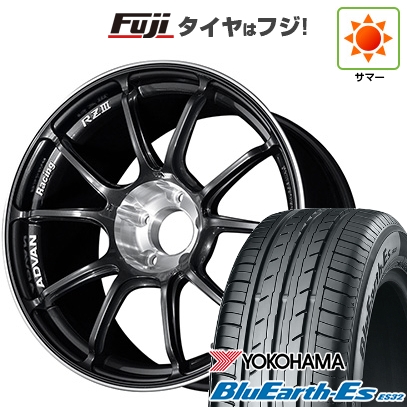 【新品国産車用5穴114.3】 | 夏タイヤ ホイール4本セット | 215/45R18 | ヨコハマ ブルーアース ES32 | ヨコハマ アドバンレーシング RZIII | 7.5J 18インチ