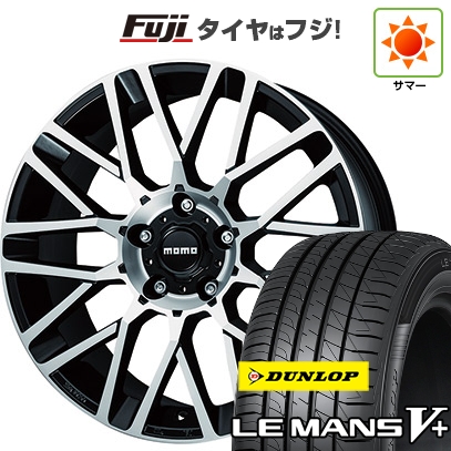 【新品国産車用5穴100】 | 夏タイヤ ホイール4本セット | 215/40R18 | ダンロップ ルマン V+(ファイブプラス) | モモ リベンジEVO | 8J 18インチ