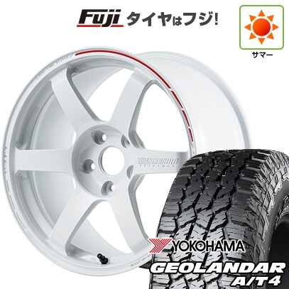 【新品国産車用5穴114.3】 | 夏タイヤ ホイール4本セット | 225/60R18 | ジオランダー A/T4 G018 RBL | TE37 サーガ S+ TIME ATTACK 限定 18インチ