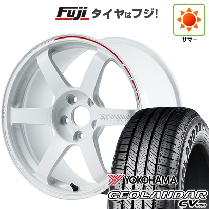 【新品国産車用5穴114.3】 | 夏タイヤ ホイール4本セット | 225/60R18 | ジオランダー CV G058 | TE37 サーガ S+ TIME ATTACK 限定 18インチ