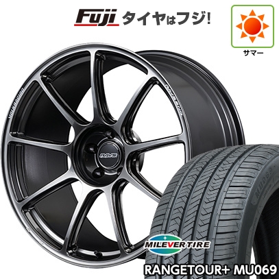 【新品国産車用5穴114.3】 | 夏タイヤ ホイール4本セット | 235/55R20 | ミレバー MU069 | RAYS レイズ ボルクレーシング GT90 | 20インチ