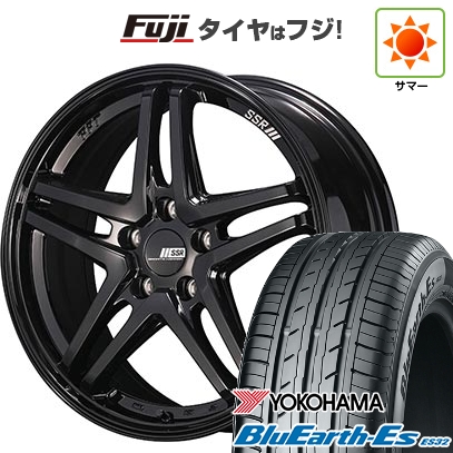 【新品国産車用5穴100】 | 夏タイヤ ホイール4本セット | 225/40R18 | ヨコハマ ブルーアース ES32 | SSR GT GTV06 | 8J 18インチ