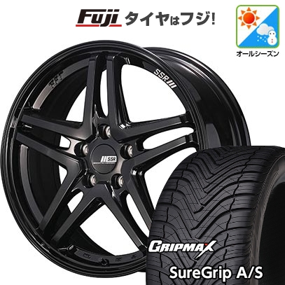 【新品国産車用5穴100】 | オールシーズンタイヤ ホイール4本セット | 225/55R18 | グリップマックス Sure Grip AS | SSR GT GTV06 18インチ