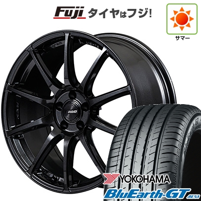 【新品国産車用5穴114.3】 | 夏タイヤ ホイール4本セット | 225/40R18 | ヨコハマ ブルーアース GT AE51 | RAYS レイズ グラムライツ 57TR | 8J 18インチ