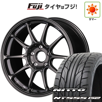 【パンク保証付き】【新品国産車用5穴114.3】 | 夏タイヤ ホイール4本セット | 245/35R19 | ニットー NT555 G2 | SSR GT GTX01 FORGED | 19インチ