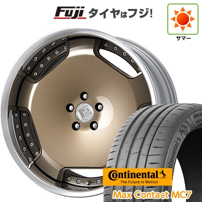 【新品国産車用5穴114.3】 | 夏タイヤ ホイール4本セット | 245/35R21 | コンチネンタル コンチ マックスコンタクトMC7(限定) | LS アダマス | 21インチ