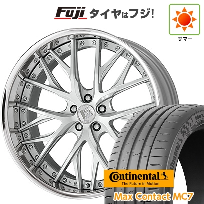 【新品国産車用5穴114.3】 | 夏タイヤ ホイール4本セット | 245/35R21 | コンチネンタル コンチ マックスコンタクトMC7(限定) | LS バサラ | 21インチ