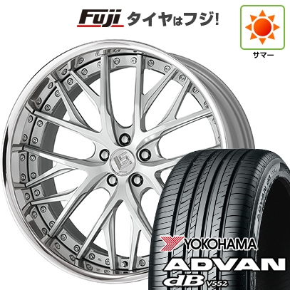 【新品】レクサスNX 2021/11- | 夏タイヤ ホイール4本セット | 255/40R21 | ヨコハマ アドバン dB V552 | WORK ワーク LS バサラ | 8.5J 21インチ