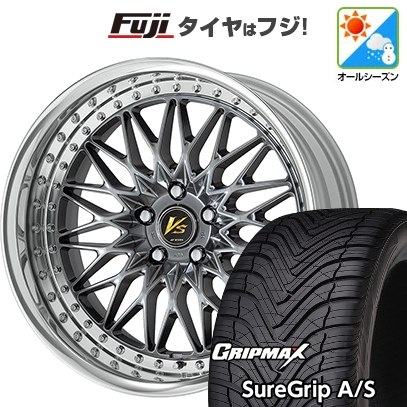 【新品国産車用5穴114.3】 | オールシーズンタイヤ ホイール4本セット | 235/60R18 | グリップマックス Sure Grip AS | VS VS-XV 18インチ