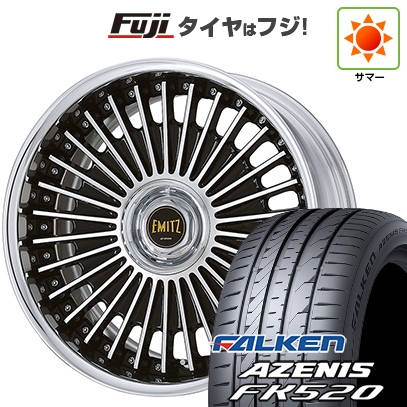 【新品国産車用5穴100】 | 夏タイヤ ホイール4本セット | 245/45R19 | ファルケン アゼニス FK520L | WORK ワーク イミッツ | 8J 19インチ