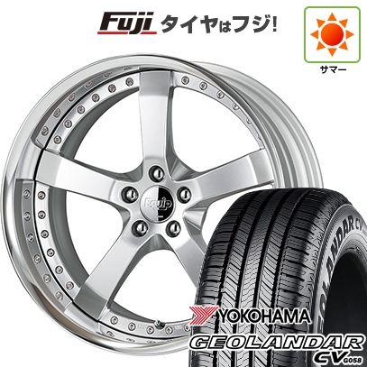 GEOLANDAR - 【新品国産車用5穴114.3】 | 夏タイア 車輪4本仕掛ける | 235/55R19 | ヨコハマ ジオランダー CV G058 | WORK 細工物 エクイップ E05 | 8J 19in タイヤ、ホイール-車、バイク、自転車-夏タイヤ、ホイールセット